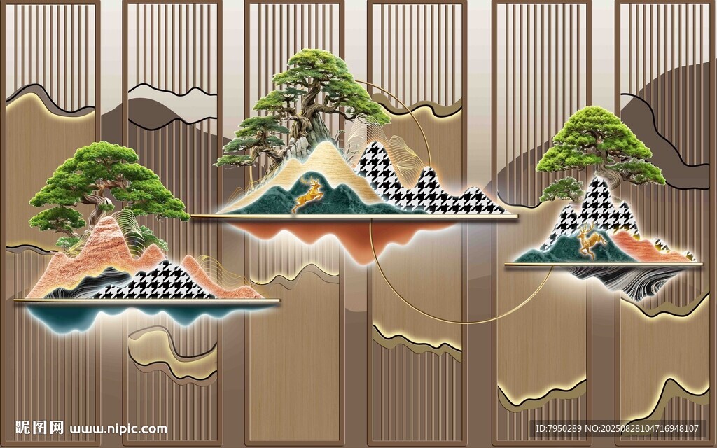 新中式山水盆景