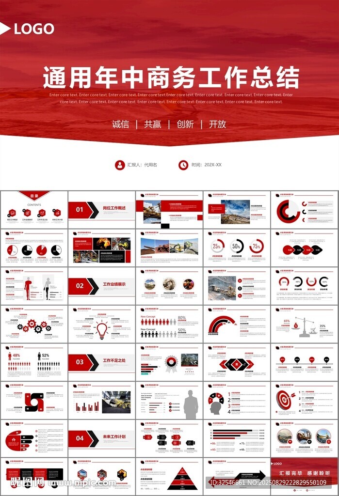 采礦業(yè)工作總結(jié)新年計(jì)劃PPT