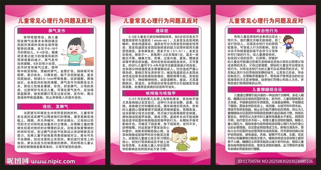 心理健康教育知識展板