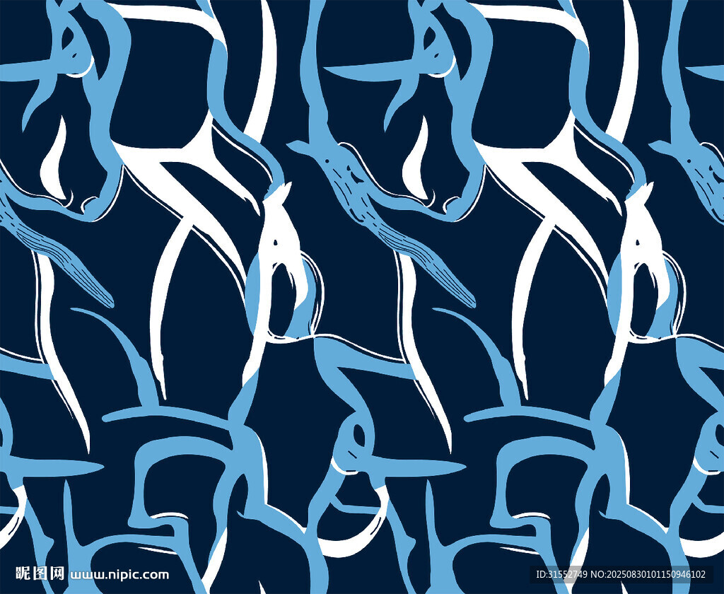 藍白幾何圖案紋理背景