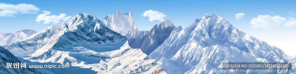 雪山背景墻
