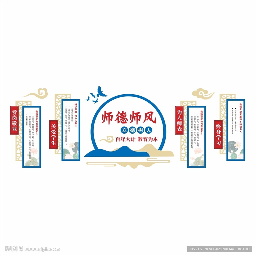 師德師風(fēng)文化墻