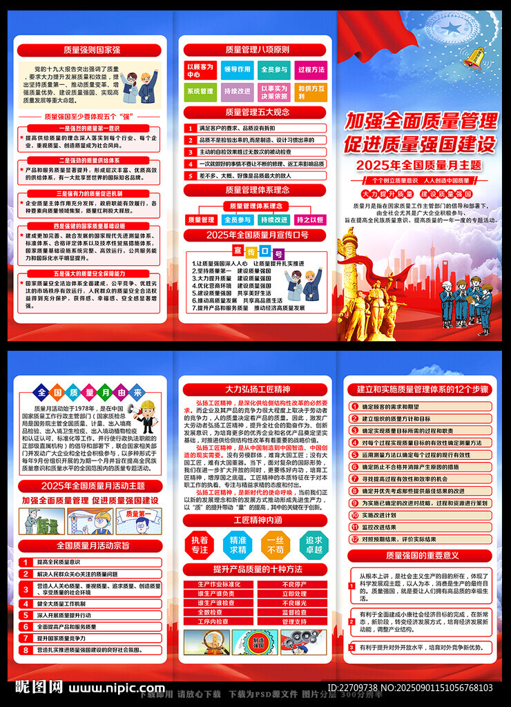 2025年全國質(zhì)量月三折頁