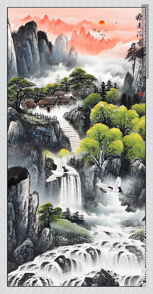 玄關(guān)畫源遠(yuǎn)流長