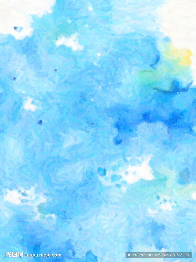 藍(lán)色水彩抽象背景紋理