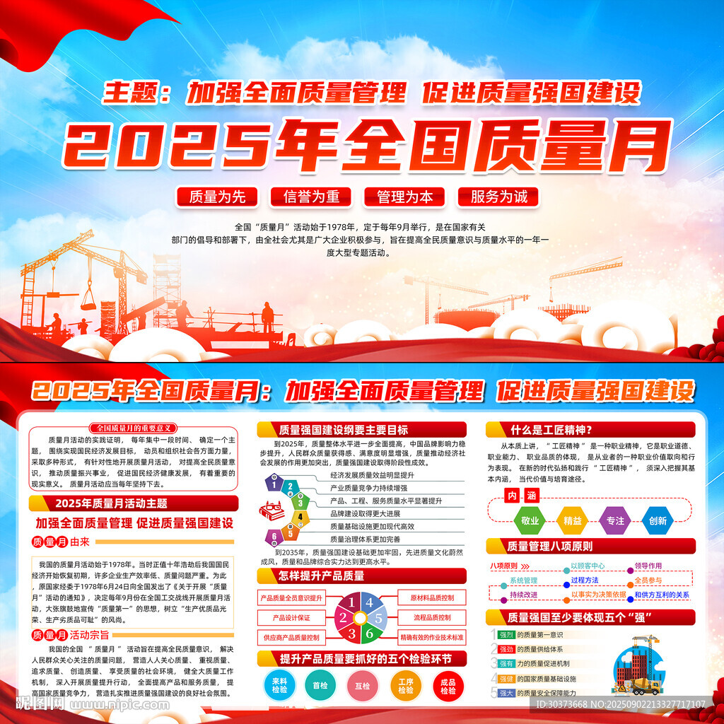 2025質(zhì)量月宣傳欄 