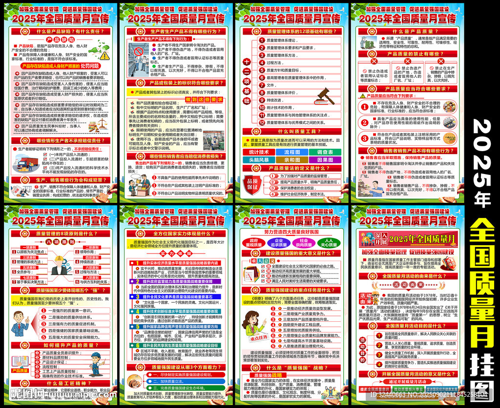 2025全國質(zhì)量月展板