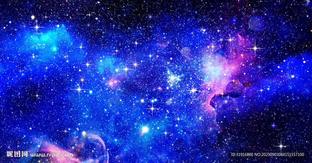巨幅星空背景圖