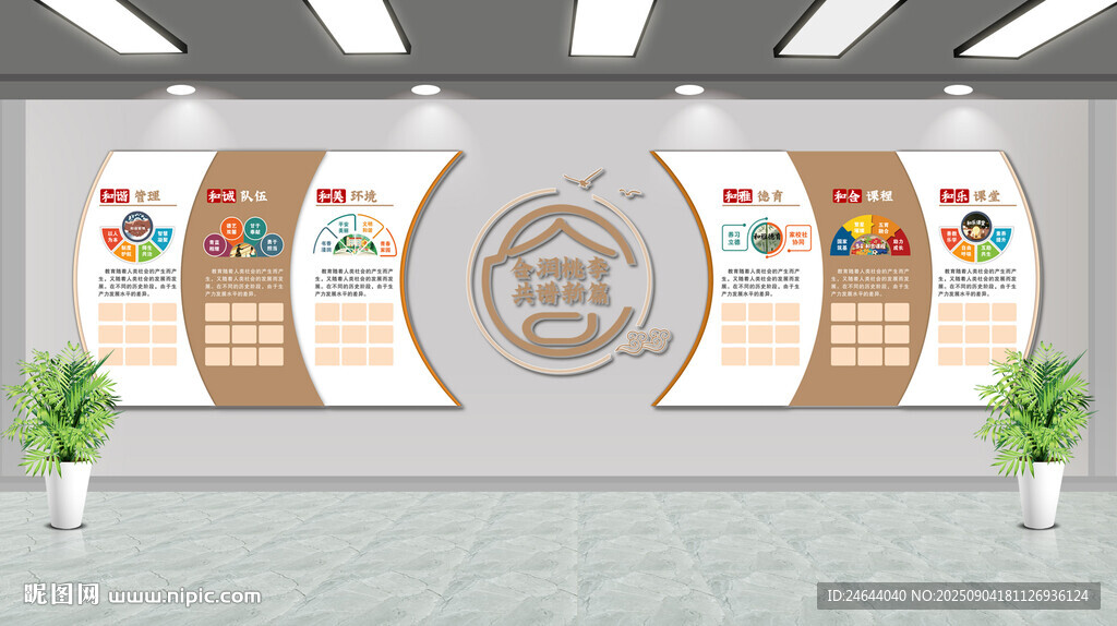 校園文化墻展示