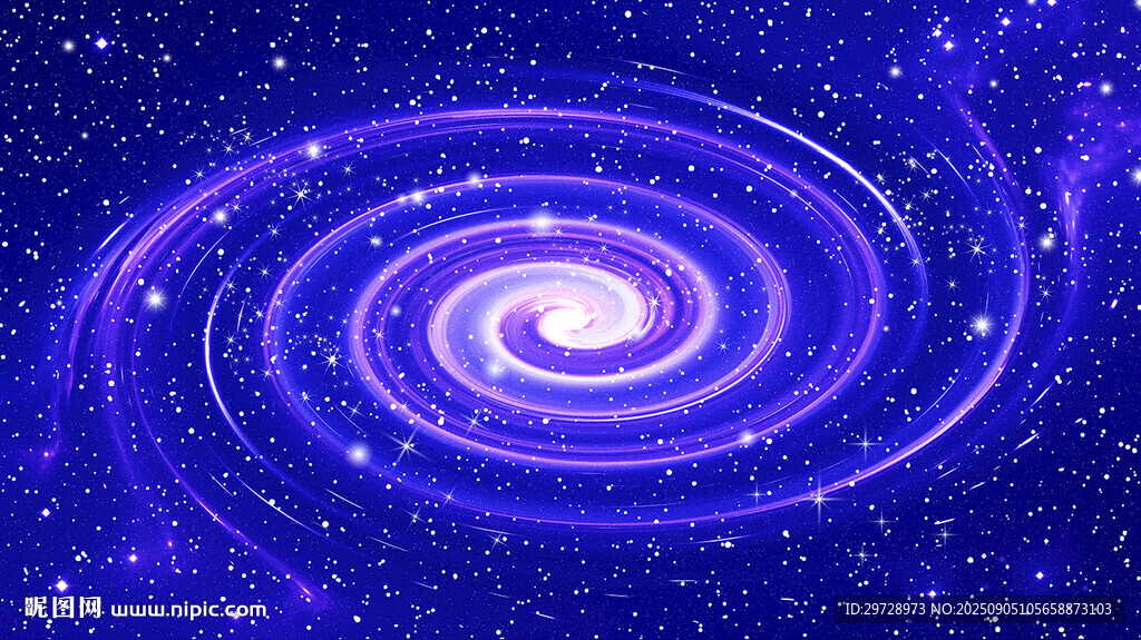 紫色星空宇宙太空旋渦