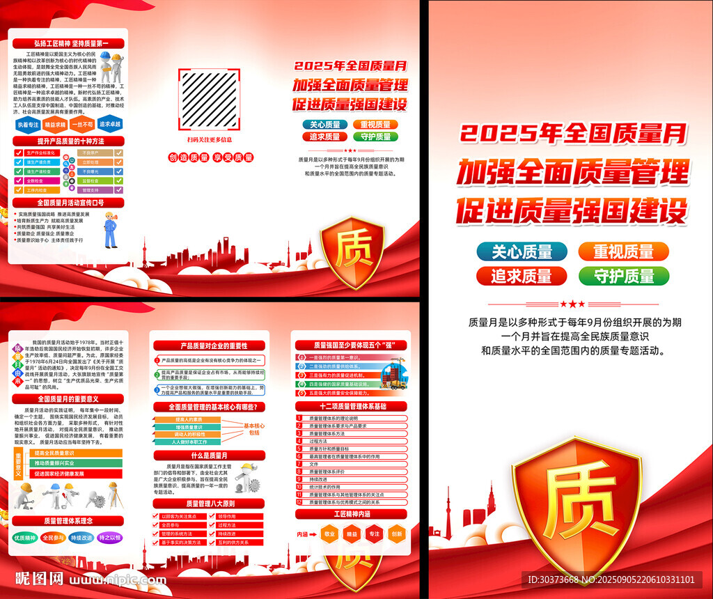 2025年全國質(zhì)量月宣傳欄