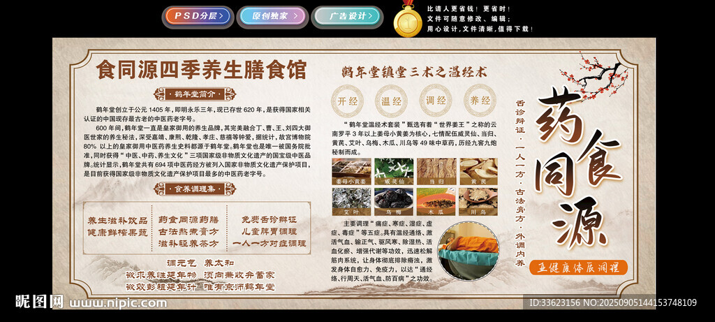 藥食同源展板