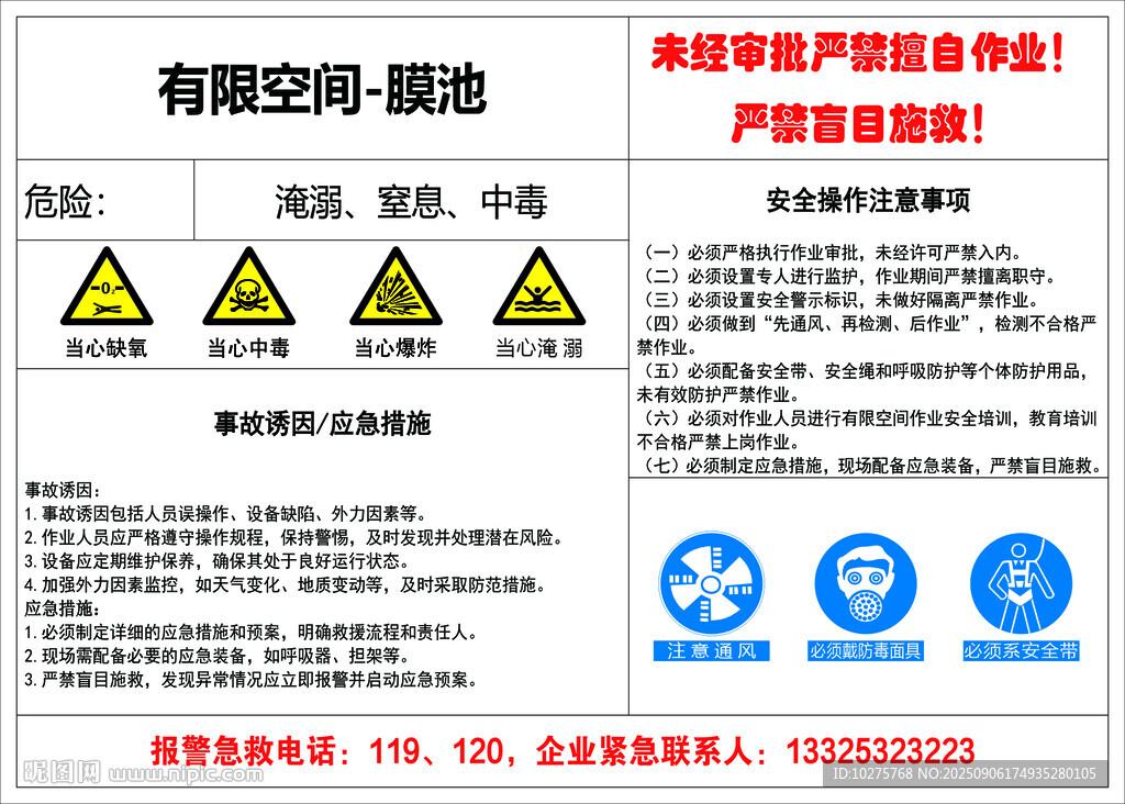 有限空間 膜池 事故誘因 