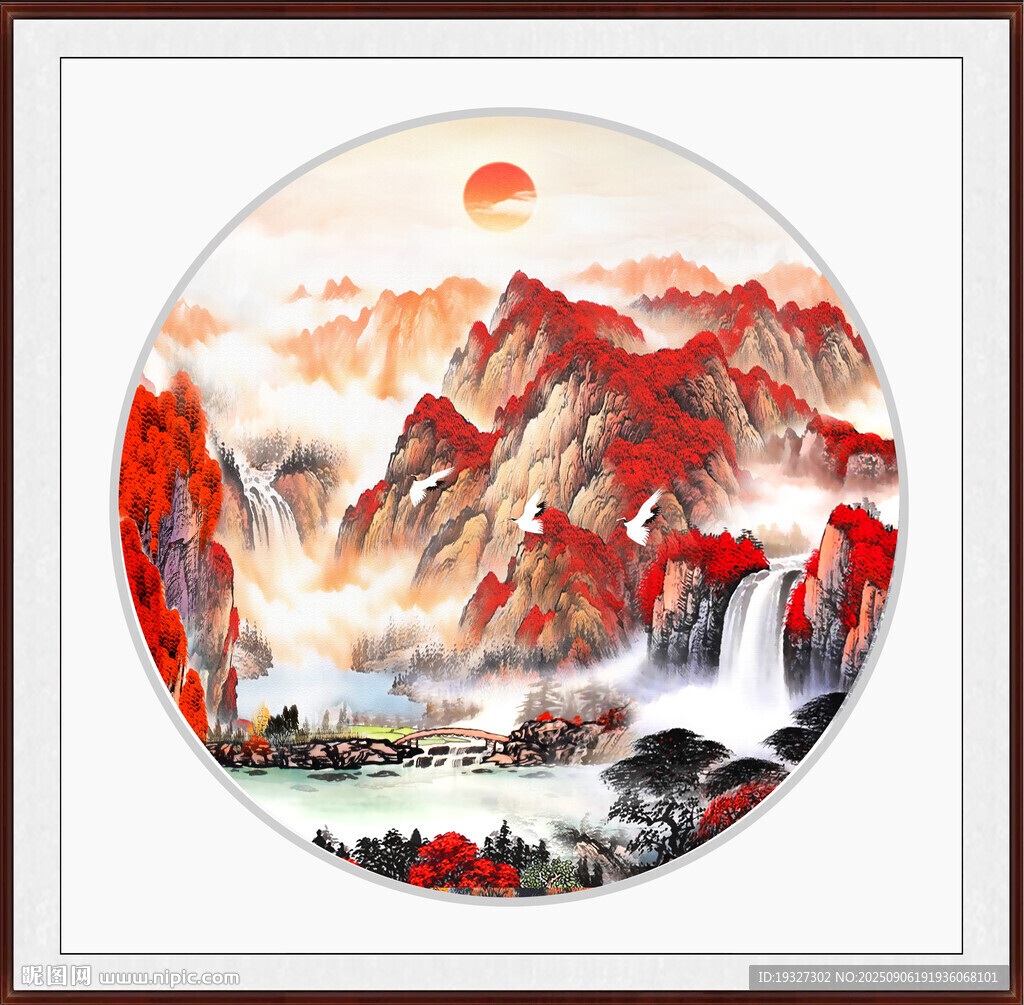 新中式意境水墨畫
