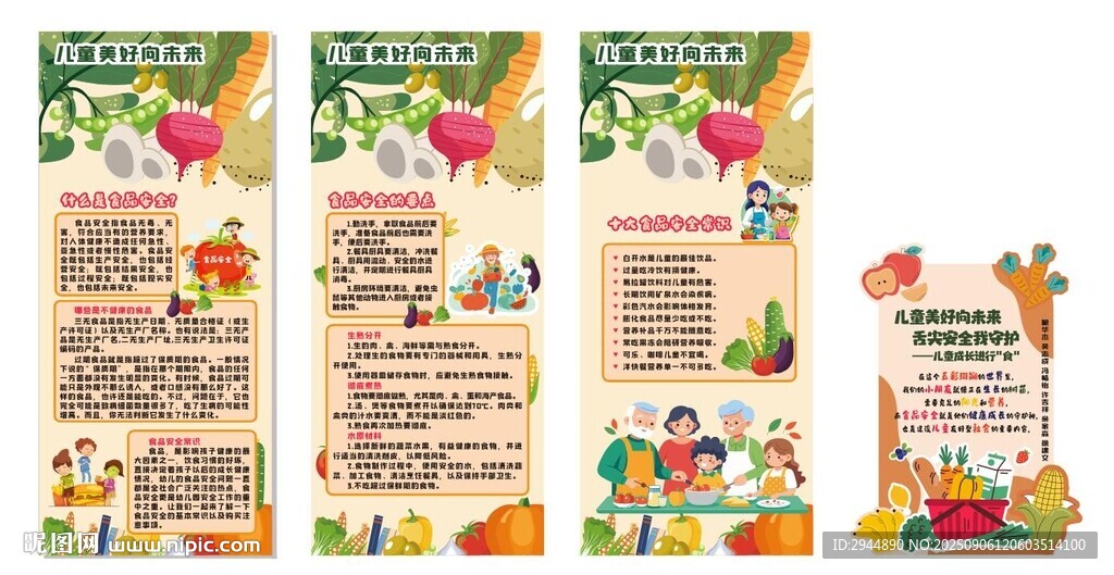 兒童營養(yǎng)知識宣傳海報