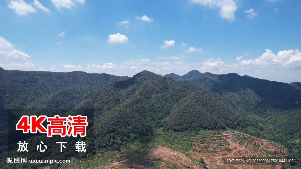 4K高清深山俯瞰美景