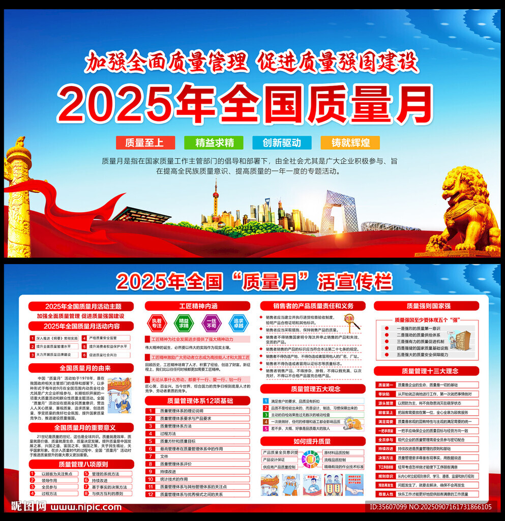 2025年全國質(zhì)量月活宣傳欄