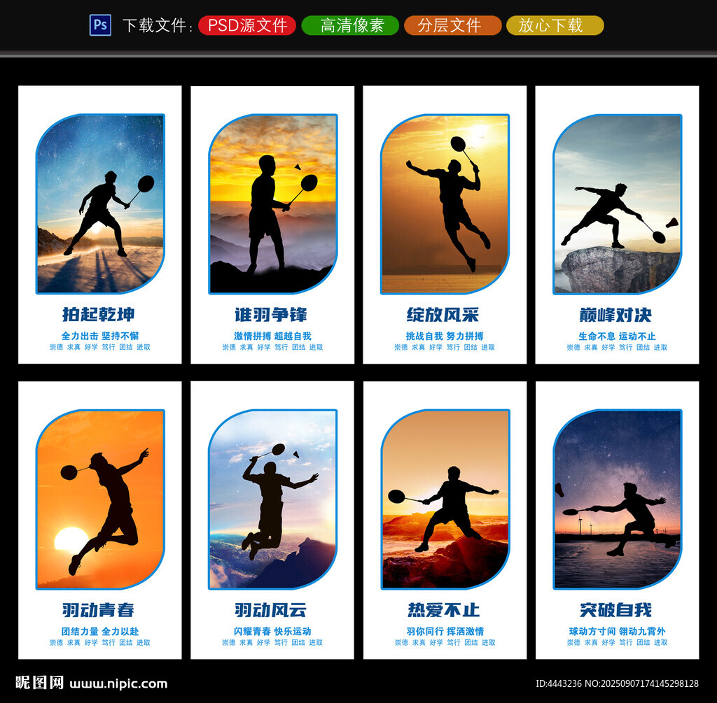 羽毛球展板