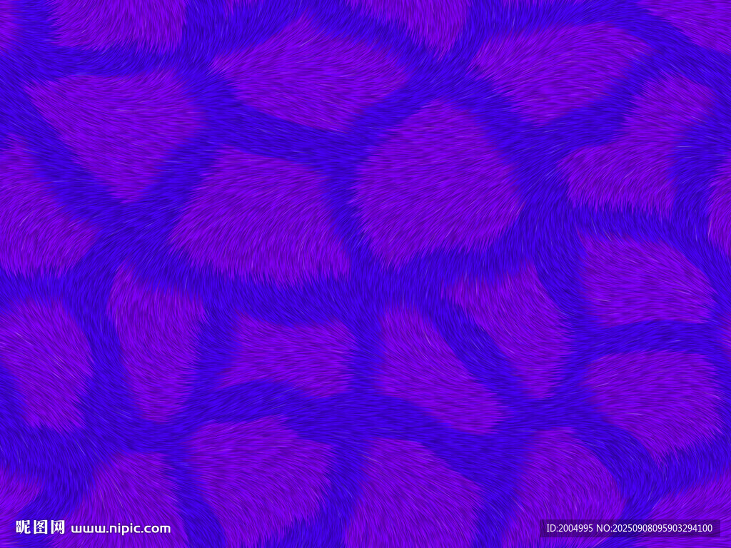 藍紫色幾何毛發(fā)紋理