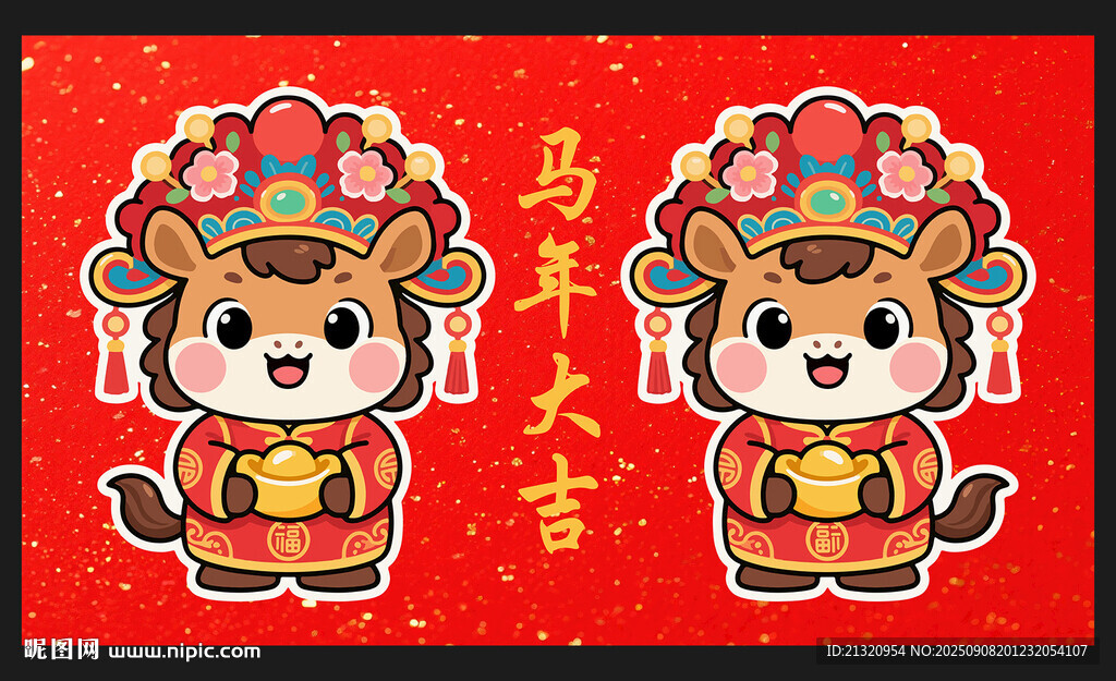 2026馬年卡通