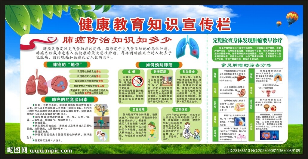 全國(guó)腫瘤防治宣傳周宣傳欄