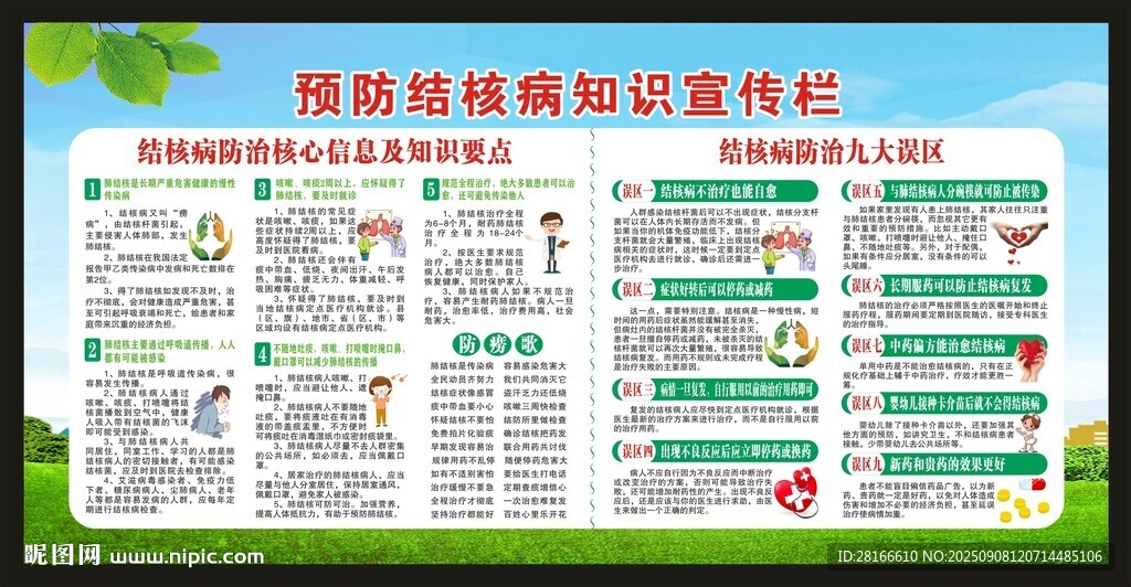 預(yù)防結(jié)核病知識宣傳欄