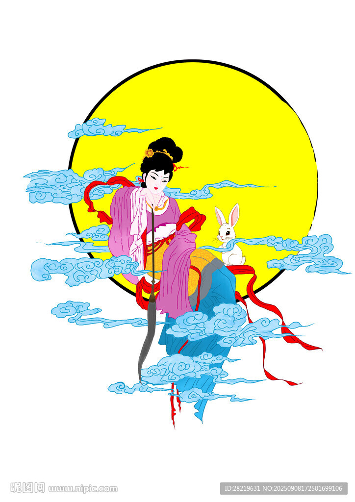 嫦娥古代畫(huà)像