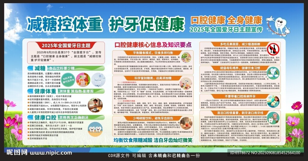 2025愛牙日宣傳欄