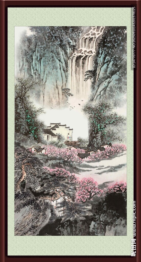 山水國畫景觀