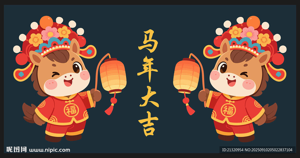 2026馬年卡通
