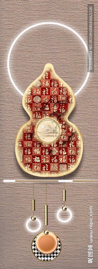 福葫蘆裝飾畫