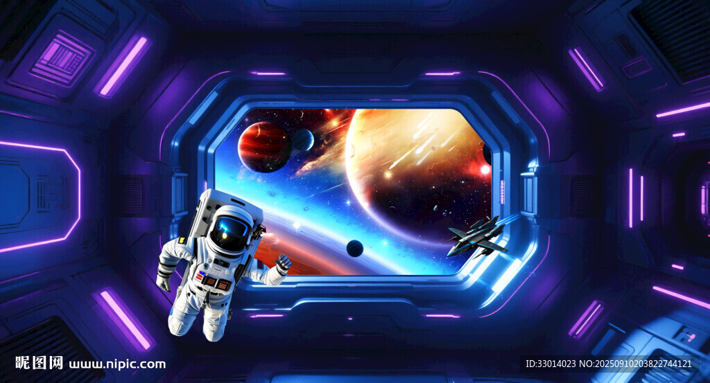 科幻星空賽博朋克
