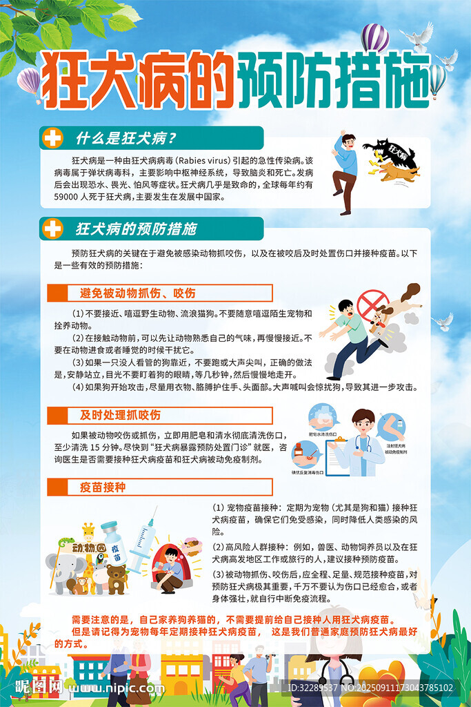 狂犬病的預防措施