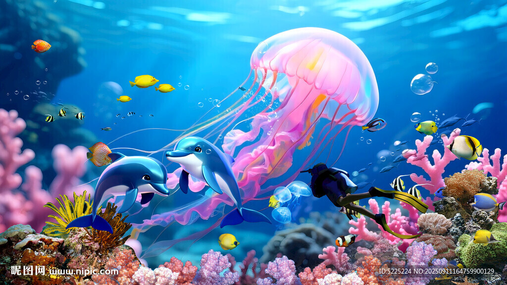 海底世界水母