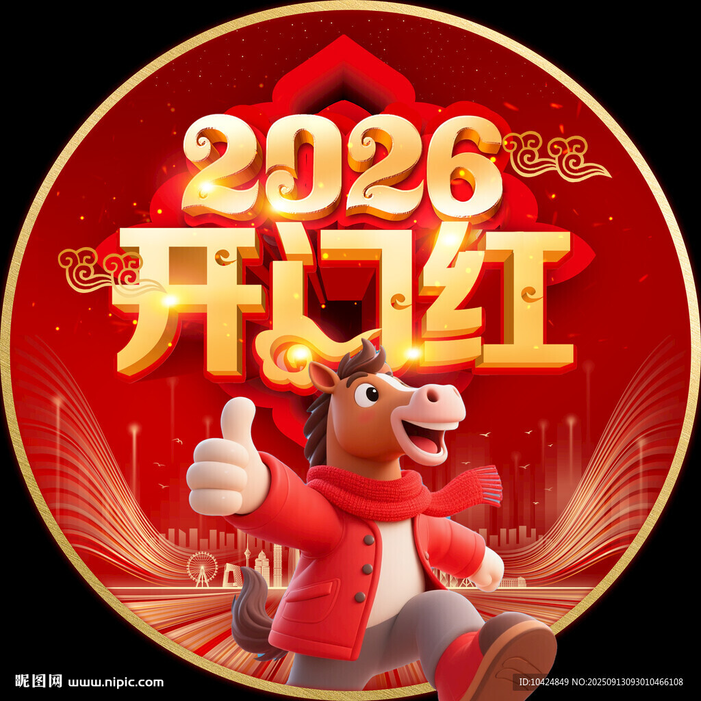 2026開(kāi)門(mén)紅地貼