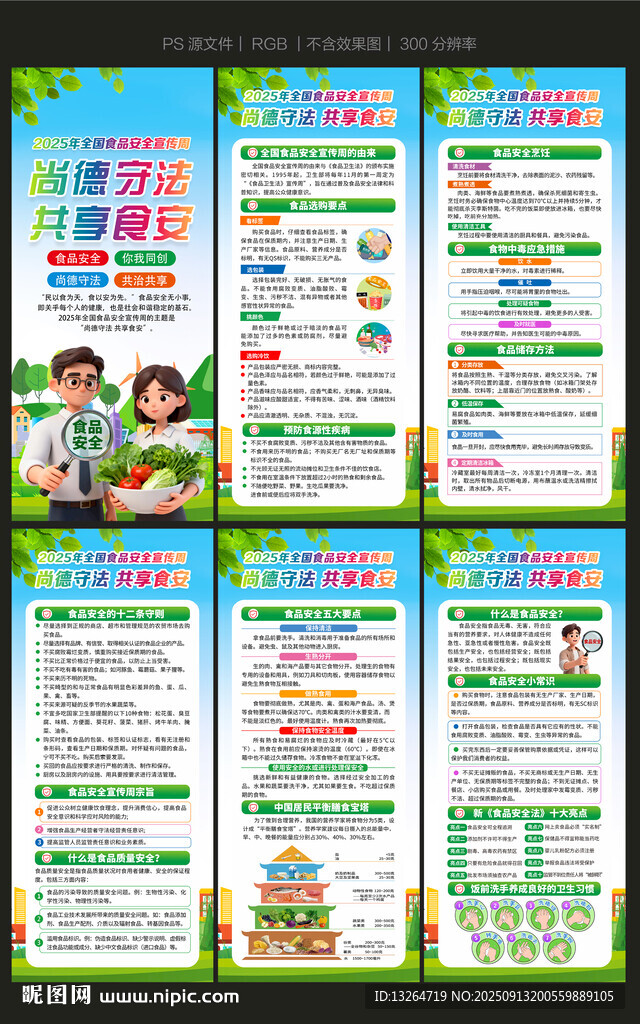 全國(guó)食品安全宣傳周展架