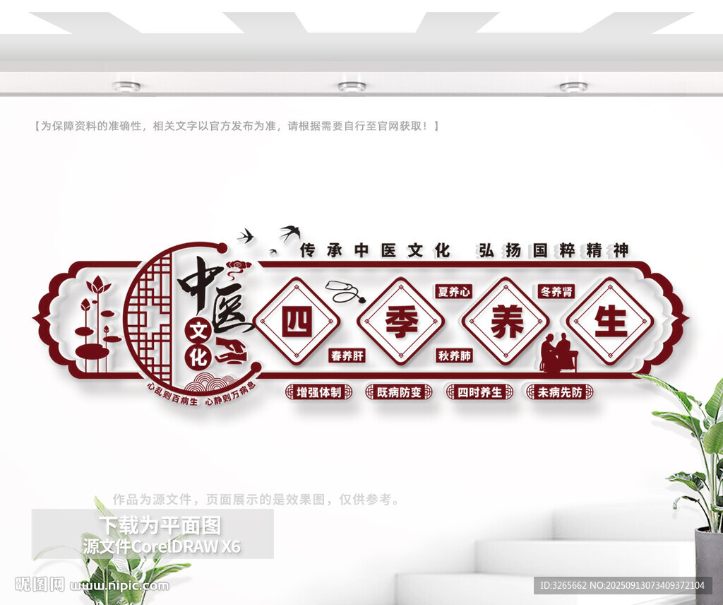 中醫(yī)四季養(yǎng)生文化墻
