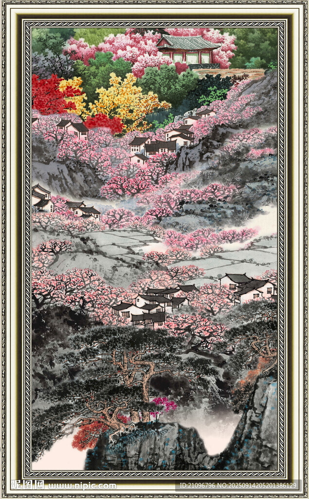 春日繁花下