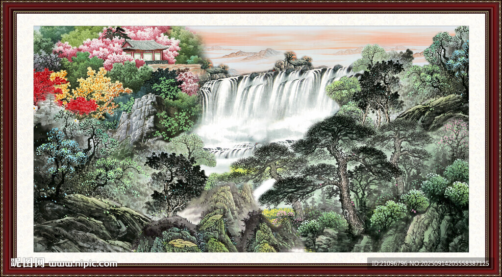山水國畫風(fēng)景圖