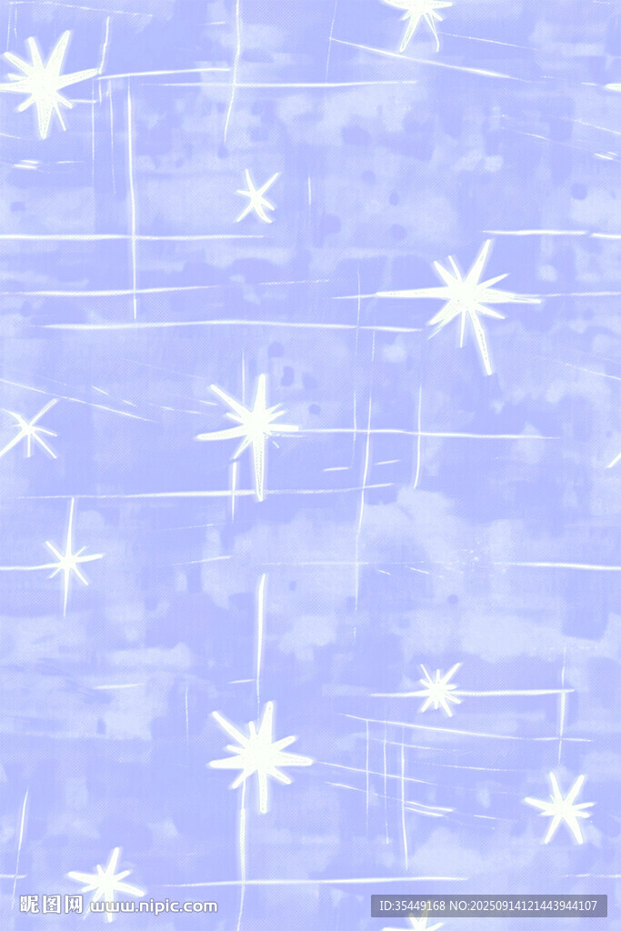 淡藍色星空背景圖案