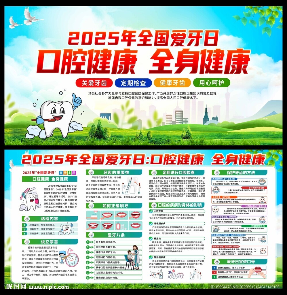 2025年全國愛牙日展板