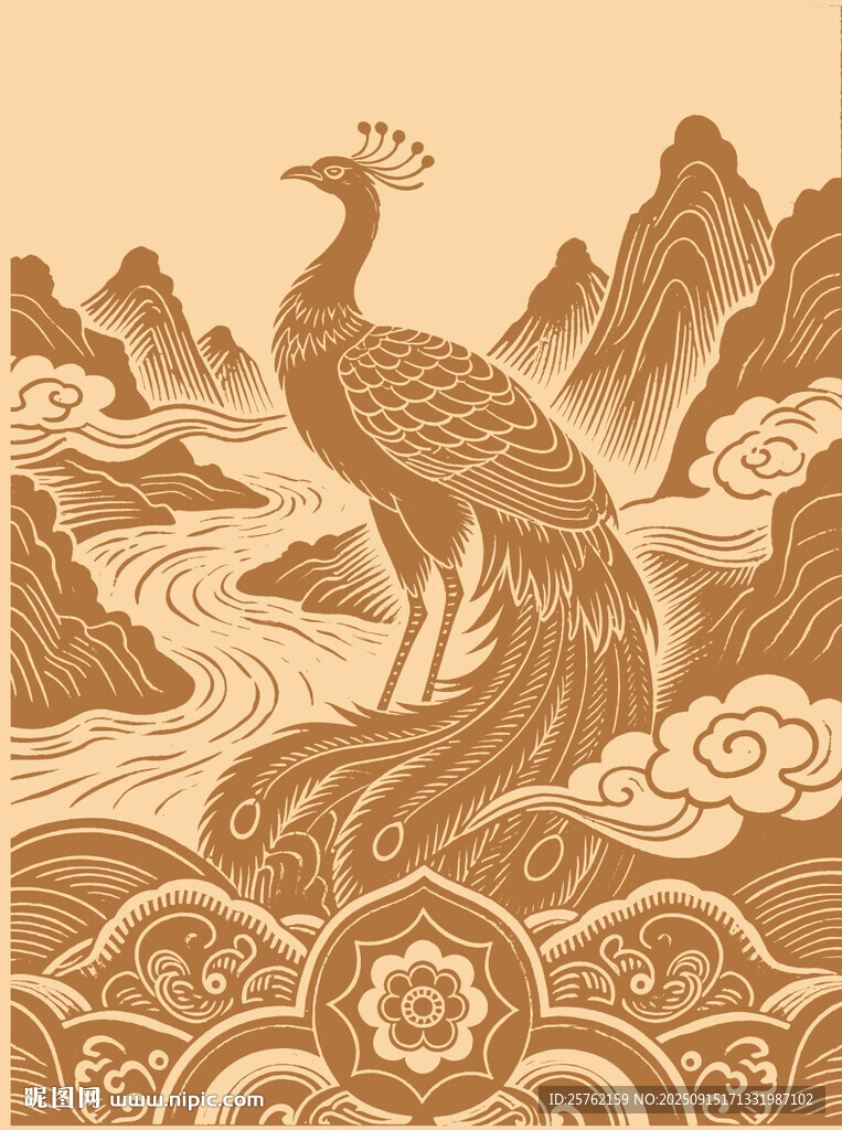 鳳凰插畫