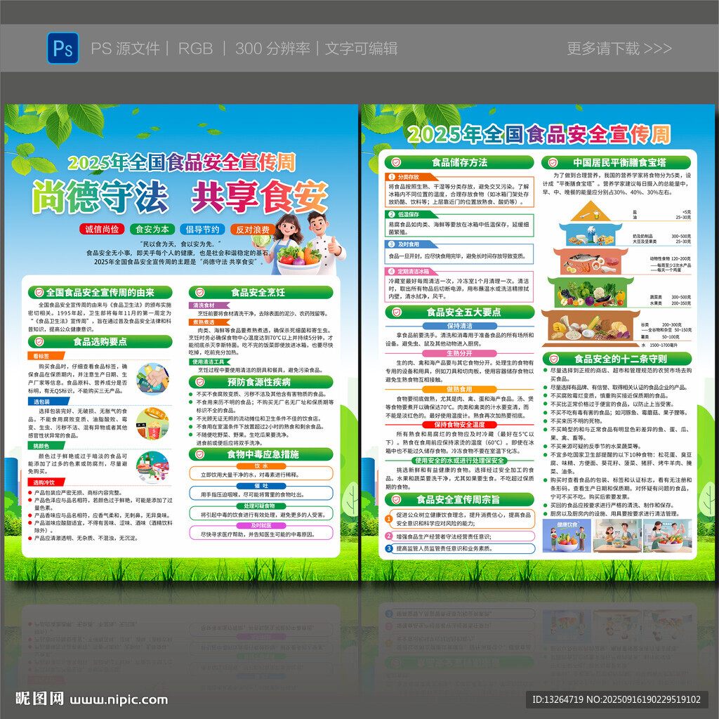 2025年全國(guó)食品安全宣傳周宣