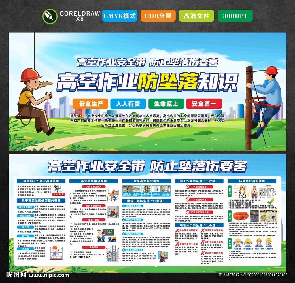 高空作業(yè)防墜落知識