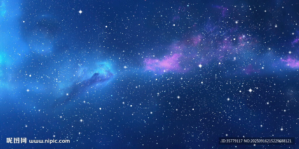 藍(lán)色星空圖