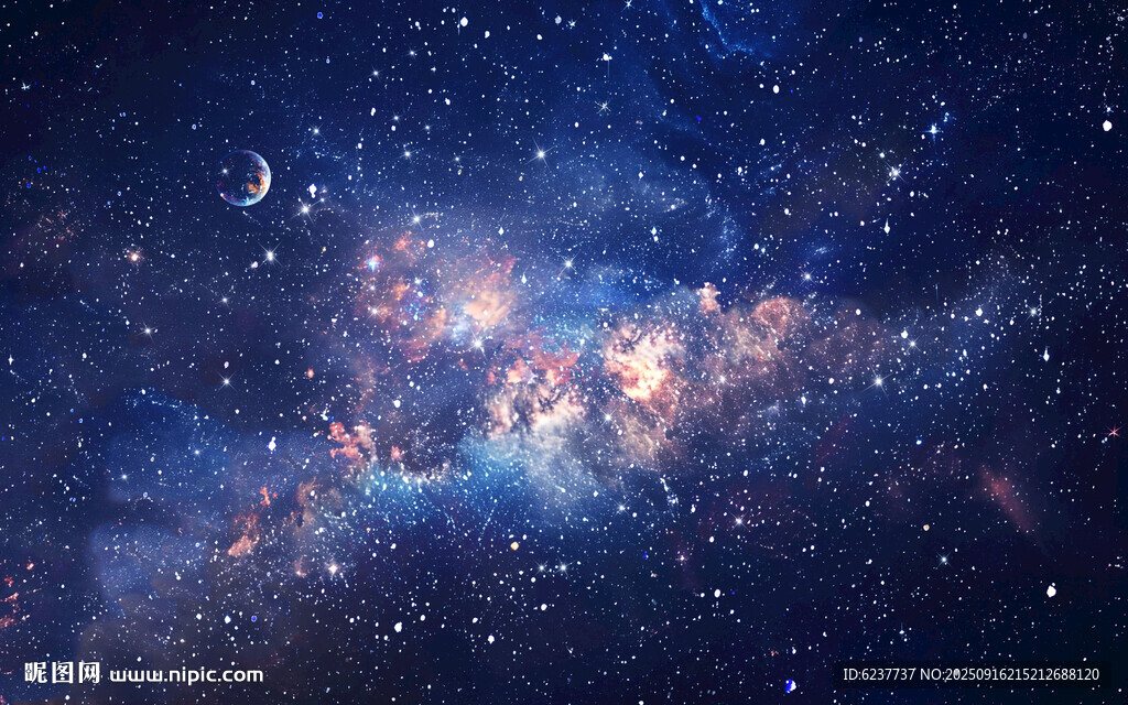 藍色星空 璀璨星空