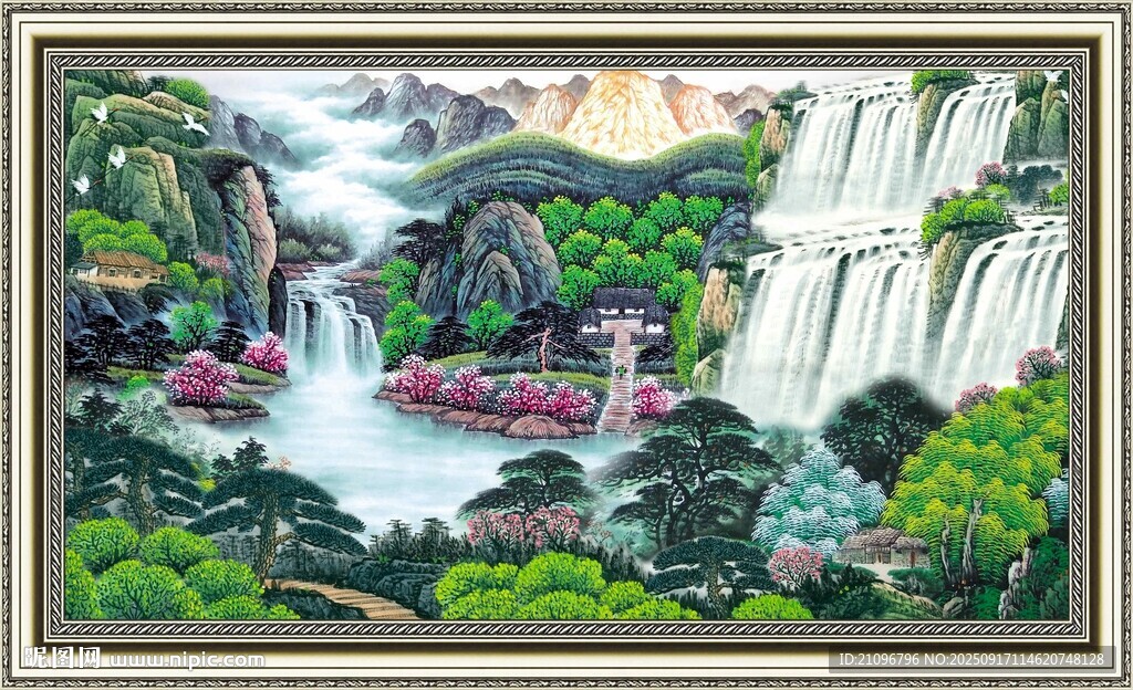 山水國畫風(fēng)景圖