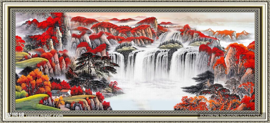 中國(guó)畫風(fēng)景 