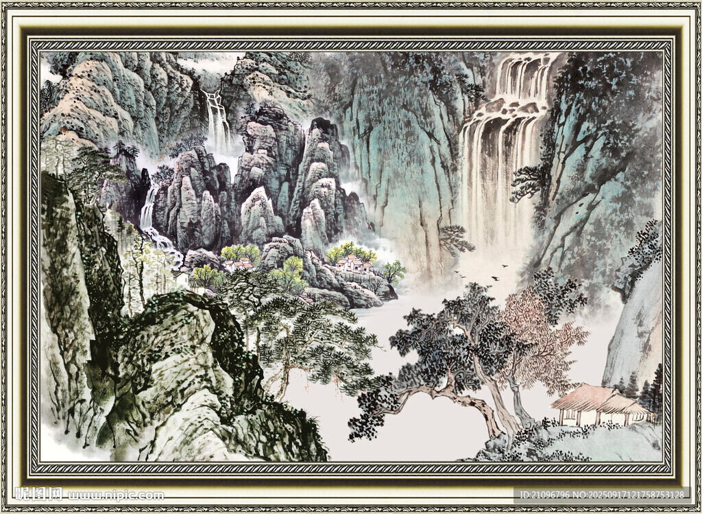 中國(guó)畫(huà)風(fēng)景 