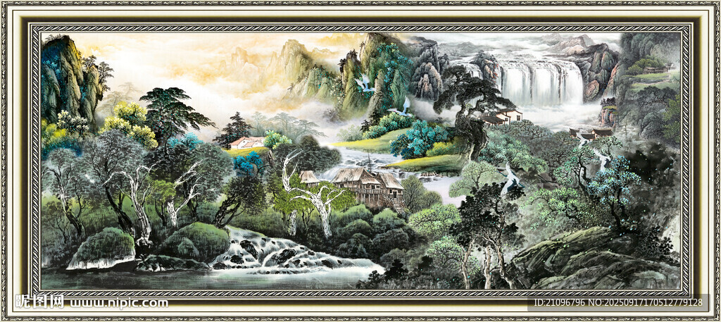 中國畫風(fēng)景